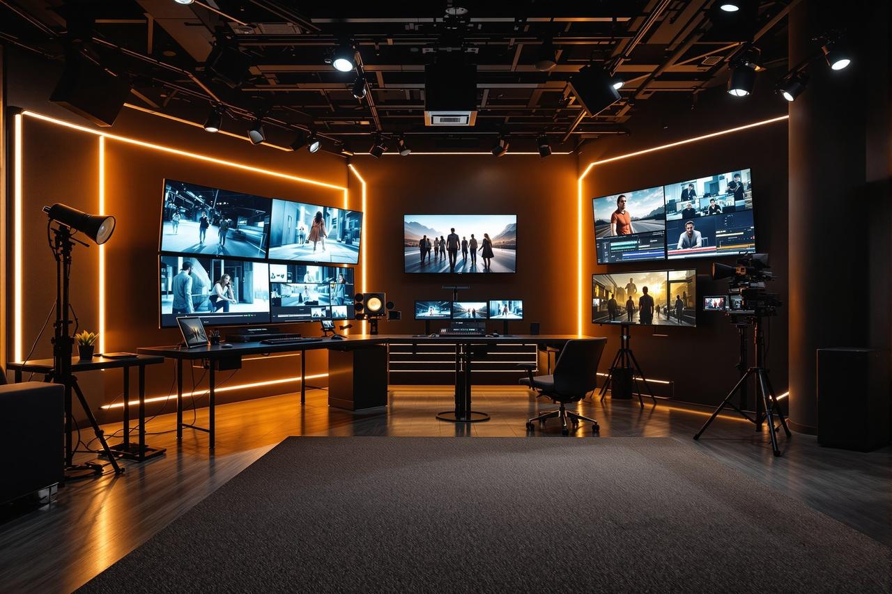 影像工厂99专业影视内容平台工作室内景 - 尓业影视制作环境